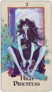 The High Priestess Tarot Card - Londa Tarot Deck