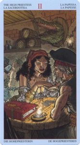 The High Priestess Tarot Card - Tarot of Pirates Deck