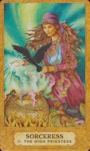 The High Priestess Tarot Card - Chrysalis Tarot Deck