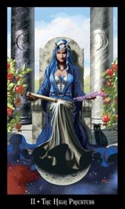 The High Priestess Tarot Card - Witch's Tarot Deck