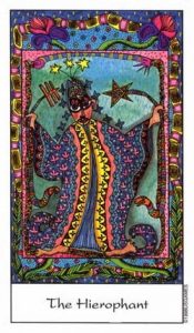 The Hierophant Tarot Card - Tarot of the Trance Deck