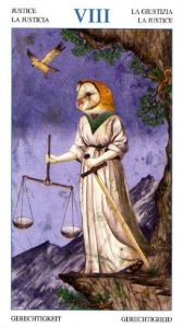 Justice Tarot Card - Tarot of the Animal Lords