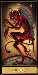 The Devil Tarot Card - Deviant Moon Tarot Deck
