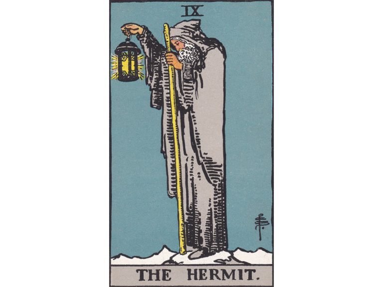 The Hermit Tarot Card