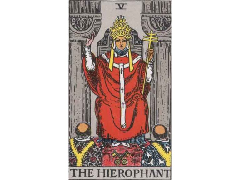 The Hierophant Tarot Card