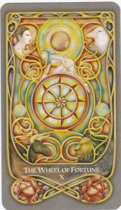 The Wheel of Fortune Tarot Card - Fenestra Tarot Deck