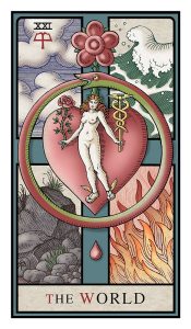 The World Tarot Card - The Alchemical Tarot Renewed Fourth Edition